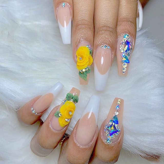 3D Flower Power #nailedbynl 💅🏽